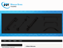 Tablet Screenshot of bhavyabrass.com